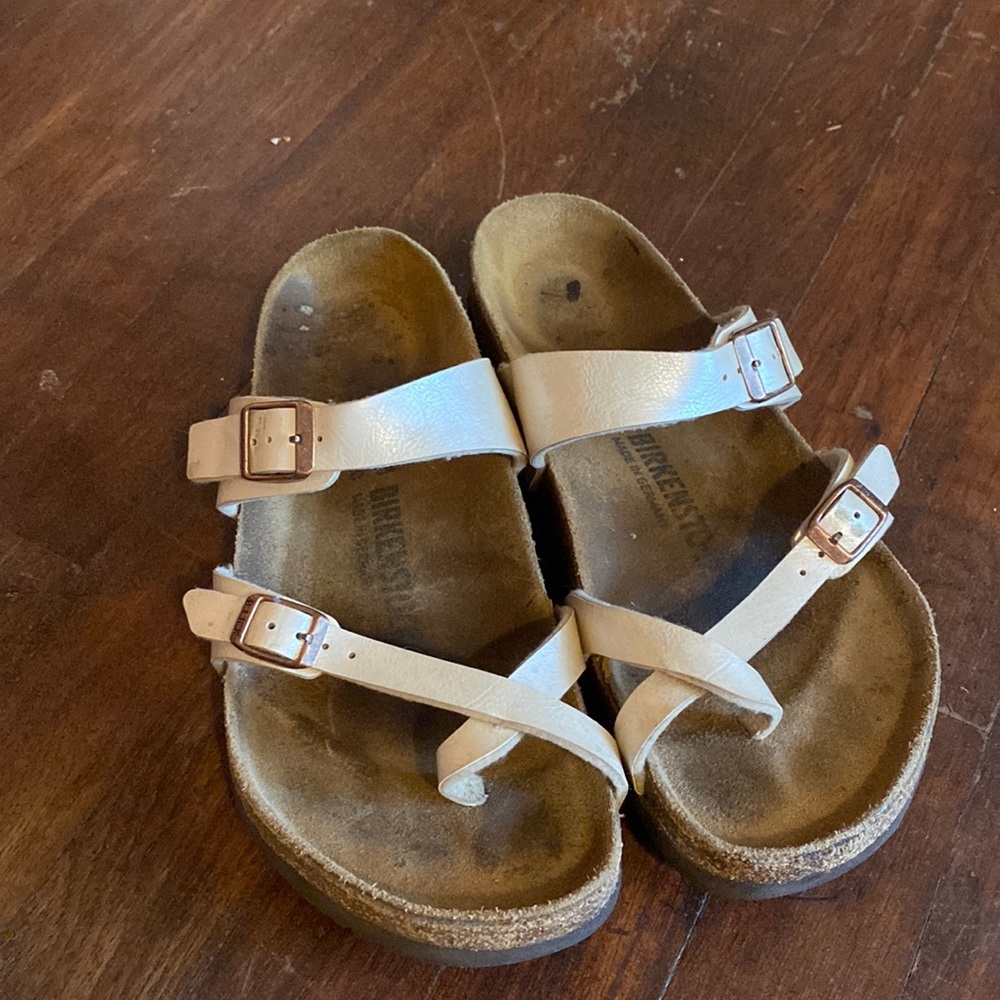 Birkenstock Cream Sandals